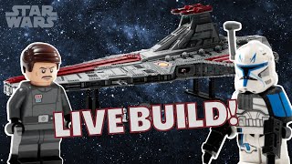 🔴 LEGO Star Wars UCS Venator LIVE build! 75367