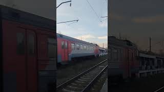 Прибытие электропоезда Эд9м-0188 на о.п.Починки #train #railway #trainspotting #рекомендации #shorts