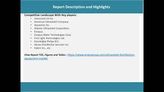 Ultraviolet (UV) Disinfection Equipment Market Development, Trends, Demand and Forecast Till 2026