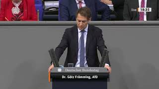 Dr. Götz Frömming (AFD): Das gibt es nur in Diktaturen! 15.1.2020