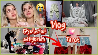 BU SEFER AĞLATAN VLOG! 🥲 SİZE TAROT BAKIYORUM BÜŞRA PEKTAŞ