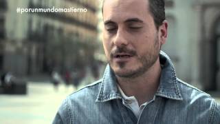 Julián Santos se ha atrevido a cambiar el mundo con ternura. #porumundomastierno