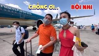 Bội Nhi tại sân bay hướng về Miền Trung | Bội Nhi Vlog