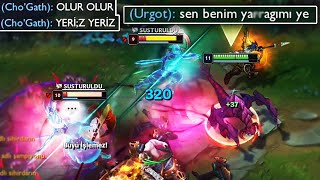 NÜKLEER CHO'GATH ama her skorda OLUR OLUR YERİZ YERİZ diyor