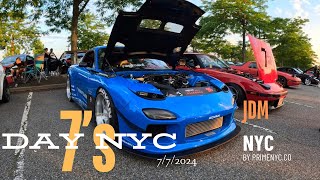 7’s day NYC 2024 pre meet 4k|Cine Part1                  #jdm #carmeet #nyc