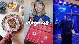 🎨 Comienza vlogmas, Gingerbread toast, Mis calendarios de adviento y Vamos a un evento l VLOGMAS 1