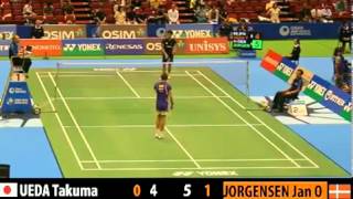 Japan Open 2013 - Jan O Jorgensen vs Takuma Ueda