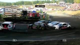 Initial D - Dejavu Kevin Eriksson Goes Round The Outside! | Germany RX | FIA World RX