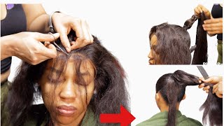 Saloon Work : Watch Me Style Her Hair