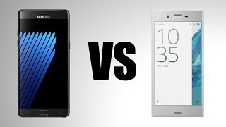 Galaxy Note 7 Vs Xperia XZ