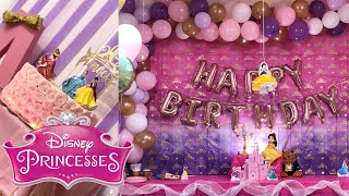 DISNEY PRINCESS PARTY! | 3RD BIRTHDAY PARTY | PRINCESS PARTY THEME