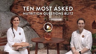 Ten Most Asked Nutrition Questions Blitz