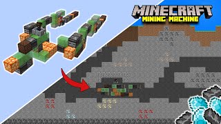 Minecraft: Full Automatic Mining Machine Tutorial!! (Diamond/Ancient Debris, 1.16+)