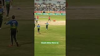 Shoaib Akhtar Warm up Asia Town Stadium #shoaibakhtar #viral #cricket #qatar #foryou #asialions