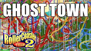 Turning GHOST TOWN into a TROPICAL PARADISE! - RollerCoaster Tycoon 2