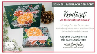 ⚓️ Anleitung | Schachtel & Karten | Kreativset „In Weihnachtsstimmung“ Stampin‘Up! | Für Anfänger