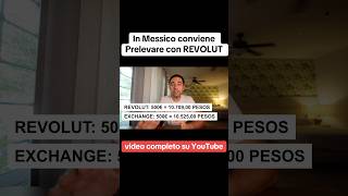 In #messico conviene prelevare contante in #pesosmexicanos con la #carta #revolut #viaggioinmessico