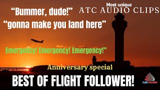 Fatal crash, STUPID mistake & intense argument. 10 most viewed ATC AUDIO  clips of Flight follower