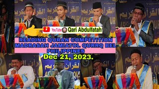 Beautiful video READING QUR'AN COMPETITION  December 21, 2023.. Jamitol Qurra