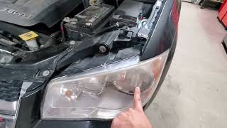 Dodge Grand Caravan Headlight Bulbs Replacement.