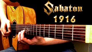 SABATON - 1916 | Guitar Cover + Chords & Tabs (Motörhead Tribute)