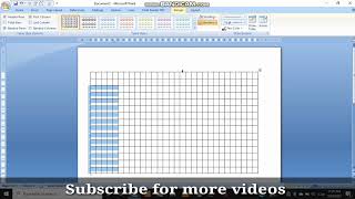 how to create rows and column in MS word Hindi tutorial / Ms word create table