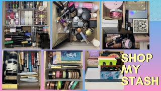 Shop my stash 2021 | January | 1 | Everyday Makeup Basket | Makeup Collection | Lupita Medina