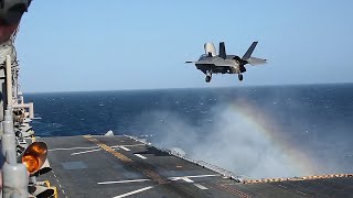 Reverse Landing by F-35B Lightning II