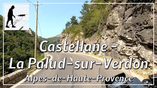 Castellane - La Palud-sur-Verdon, Balcony Road D952, Alpes-de-Haute-Provence, France - by motorcycle