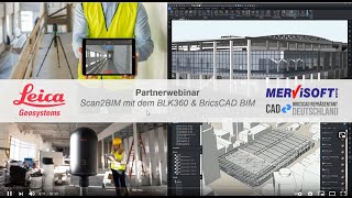 Webinar Leica BLK360 und BricsCAD