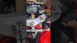 Ducati 1098 not starting