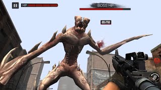 zombie hunter game play.  zombie boss kill mission