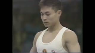 Lou Yun (CHN) - Olympics 1988 - Compulsory -  Floor Exercise