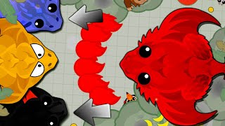 Mope.io | Killing KingDragons with a squad of BlackDragons | Best moments