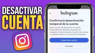 Cómo DESACTIVAR mi CUENTA de INSTAGRAM Temporalmente 2024