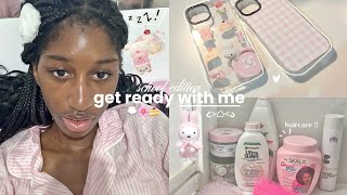 GET READY WITH ME 🍰: waking up at 05 am, chitchatting and productive morning routine !