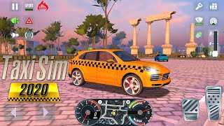 Taxi Sim 2020 (Part 19) - Night Rain in Rome City - Taxi simulator games