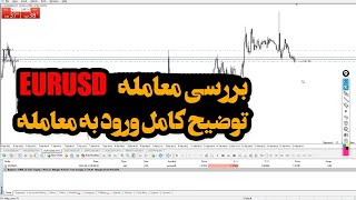 بررسی معامله امروز EURUSD | از شروع تا پایان معامله و توضیح استراتژِی