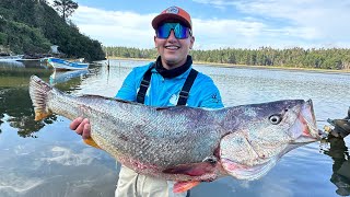 PESCA DE SALMON CHINOOK Y CORVINA, QUEULE