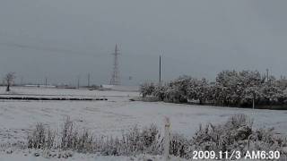 冬いよいよ、青森県に初雪