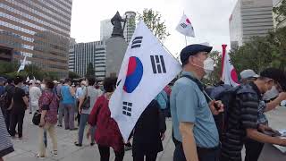 [4K🇰🇷] 광화문산책 어쩌다보니 집회현장 Walking Gwanghwamun square seoul