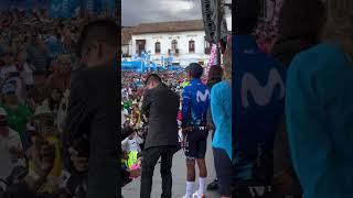 Nairo Quintana en presentación @tourcolombia2.1 y  cumpleaños 🎂