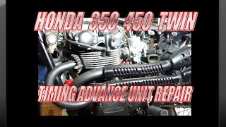 Honda 350 450 twin Ignition timing advance unit