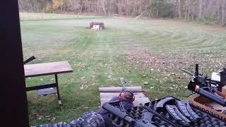 Dad shooting the 50 cal