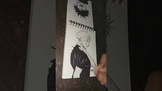 Drawing Gojo || Menggambar Gojo #howtodrawanime #jujutsukaisen #gojo