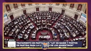 CAMARA DE DIPUTADOS (VIVO) SESIÓN - LEY DE BASES