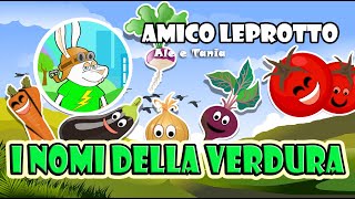 I NOMI DELLA VERDURA per bambini - Con Amico Leprotto