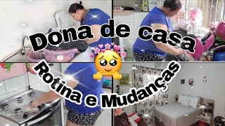 Dona de casa/Rotina do lar/Mudança no Quarto/Vida real #vlog