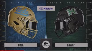 UCLA (0-0) vs. Hawaii (0-0) | NCAA 25 Simulation WEEK 1