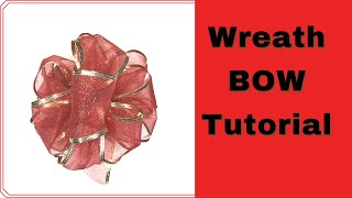 Pom Pom Bow & Wreath Bow - How to Make a Bow